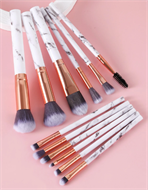 12pcs Marble Pattern Makeup Brush Set